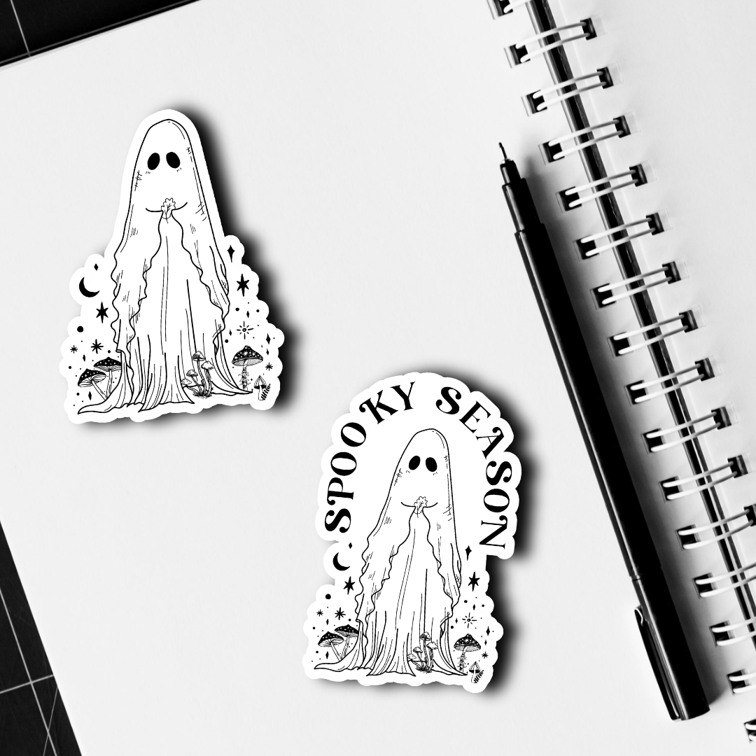 Spooky Season Ghost Sticker