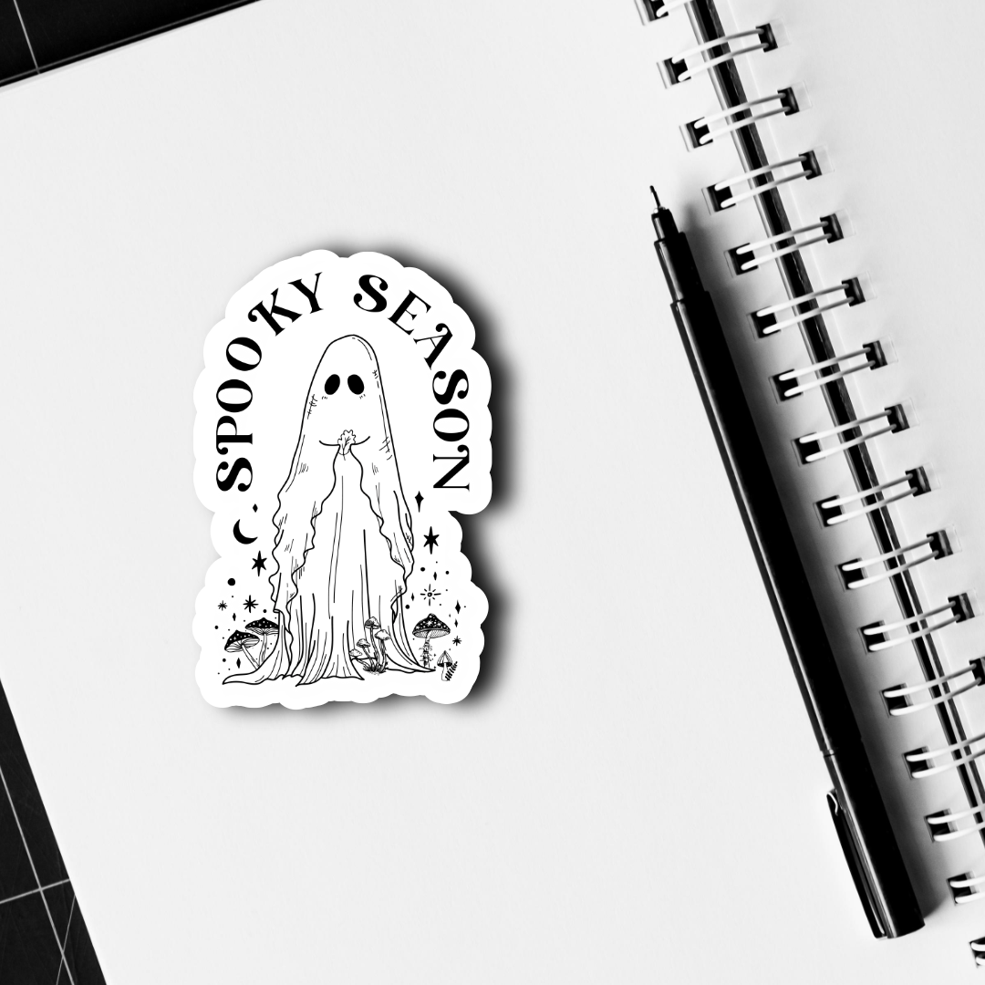 Spooky Season Ghost Sticker