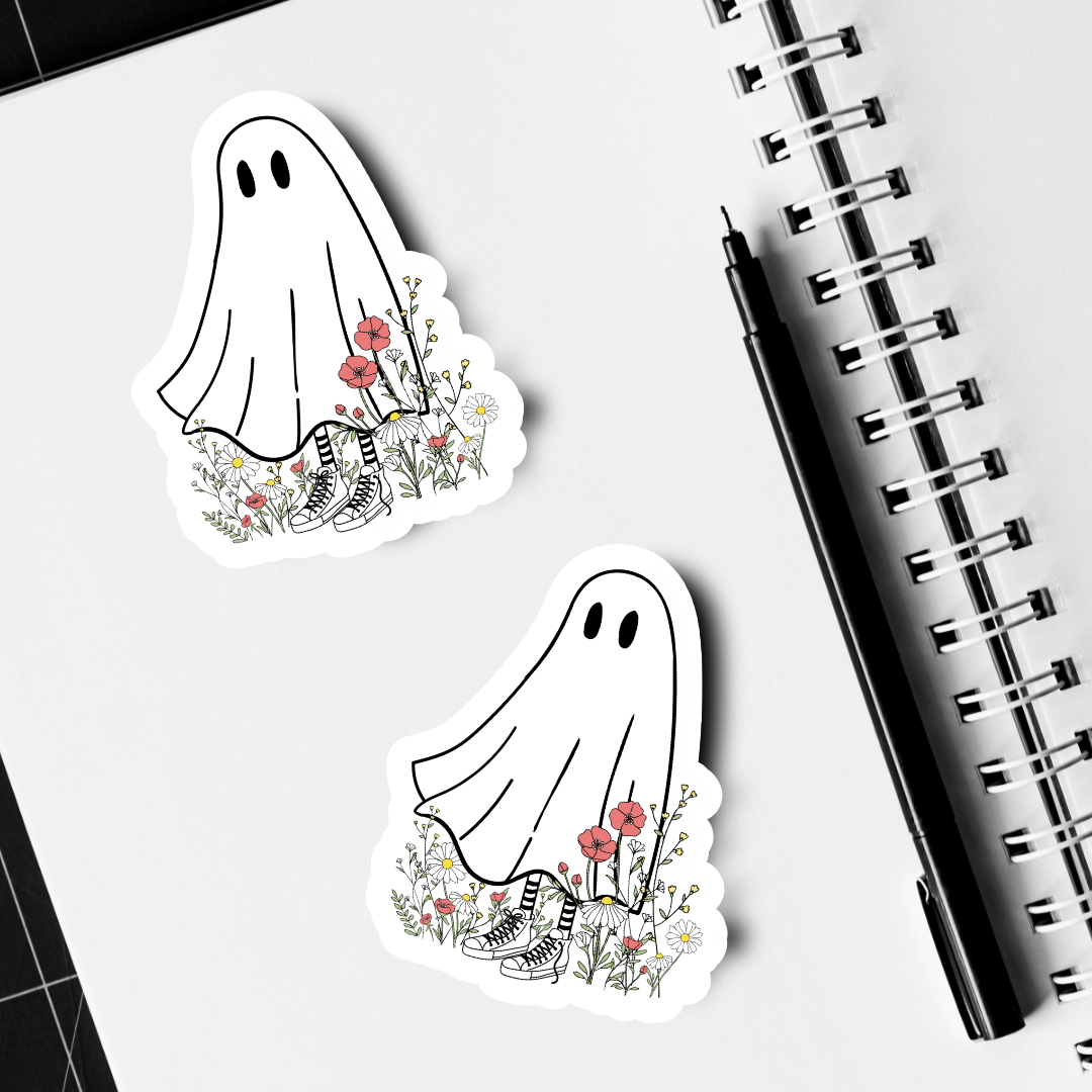 Wildflower Ghost Sticker