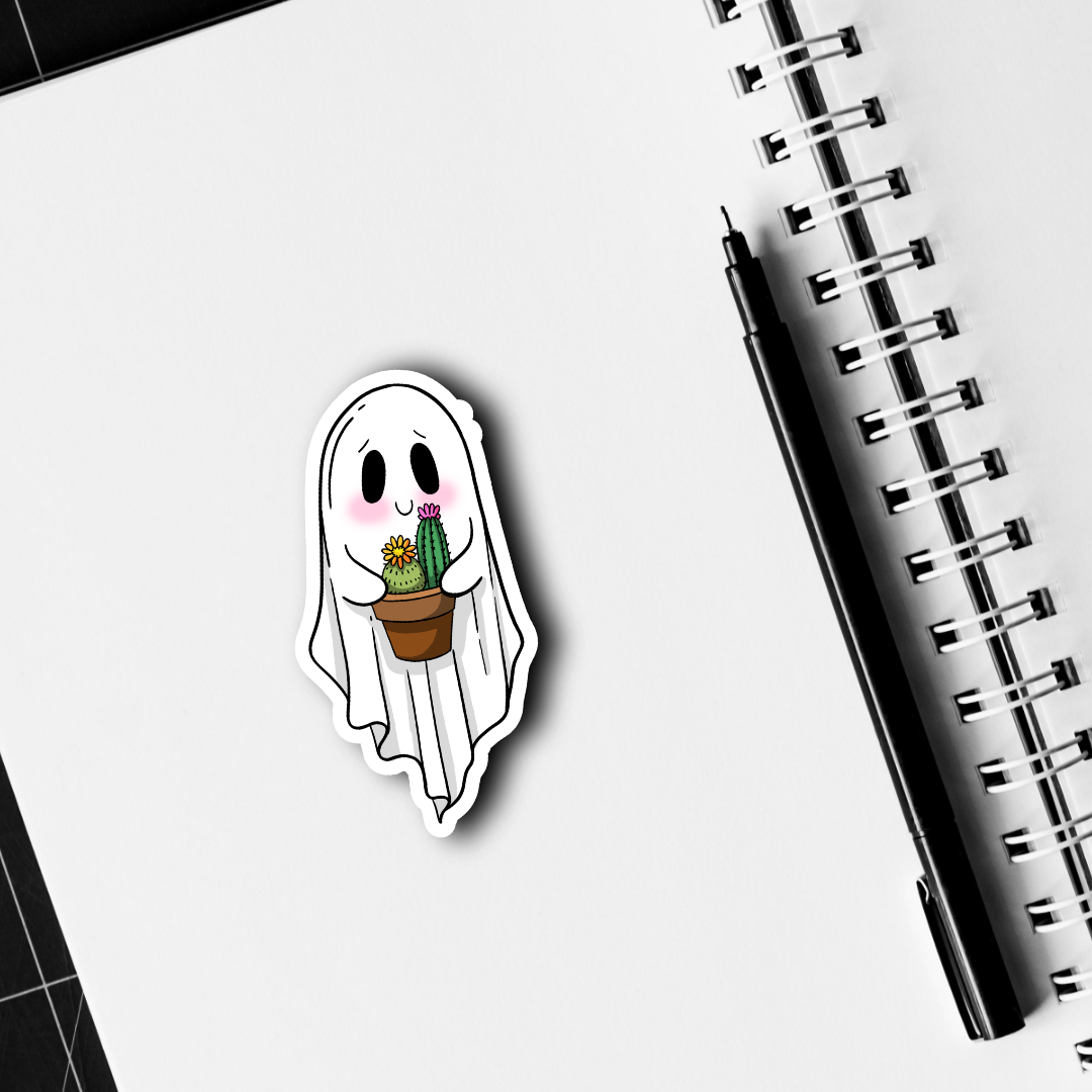 Plant Ghost Sticker