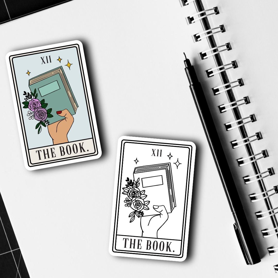 Book Tarot Stickers