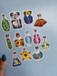 Potion Bottle Vinyl Sticker Pack; 12 Potions