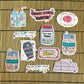 Pastel Health Stickers/ Sticker Pack