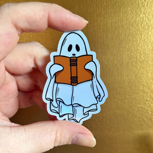 Reading  Ghost Sticker