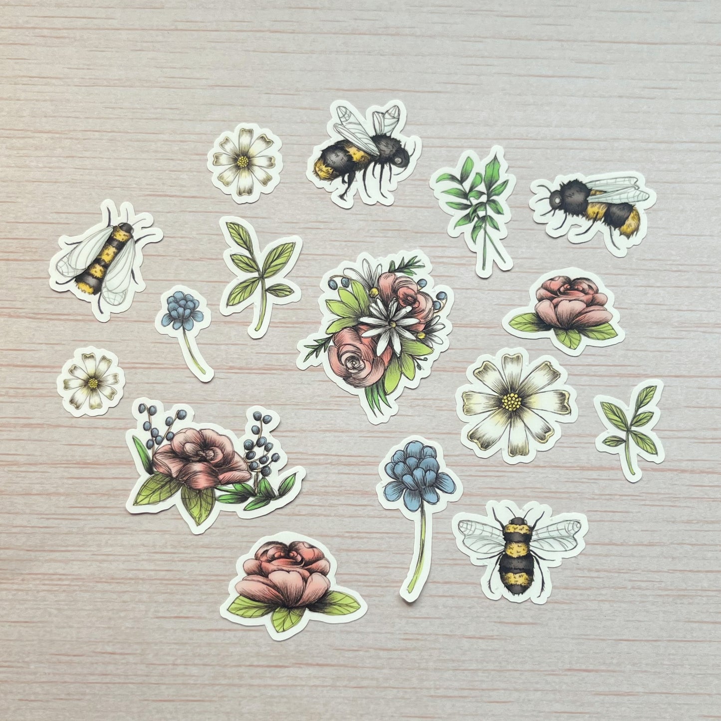 Spring Bees Sticker Pack