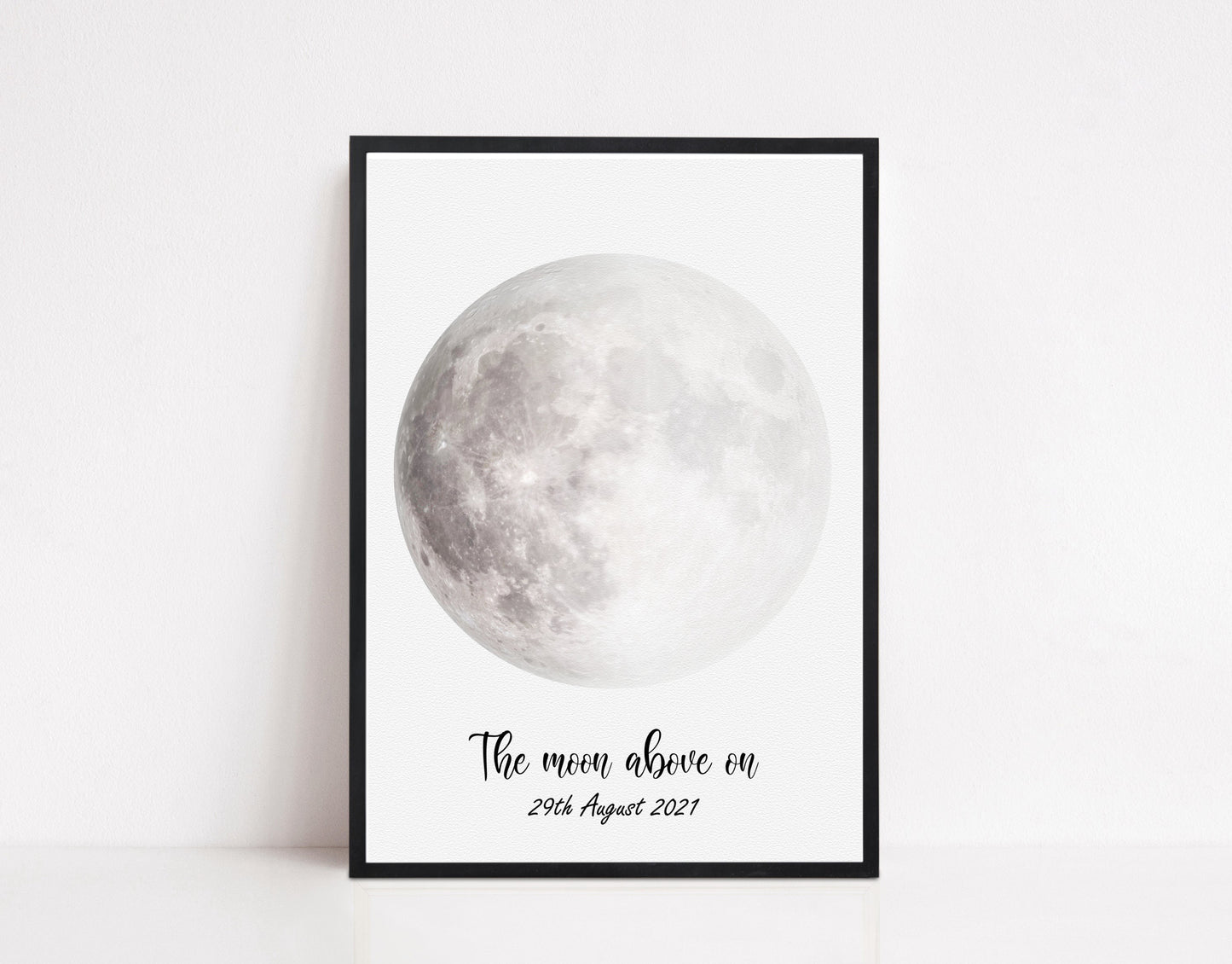 Personalised Individual Moon Phase Print