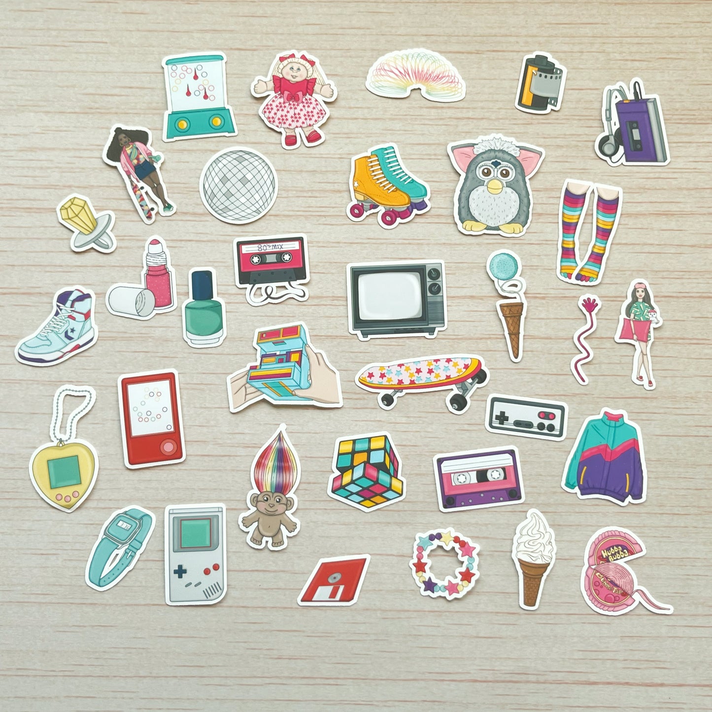 80/90s Nostalgia Sticker Pack