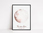 Personalised Individual Moon Phase Print