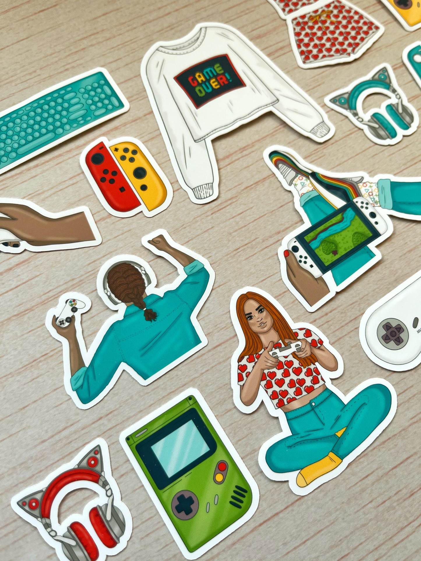 Gamer Girl Sticker Pack