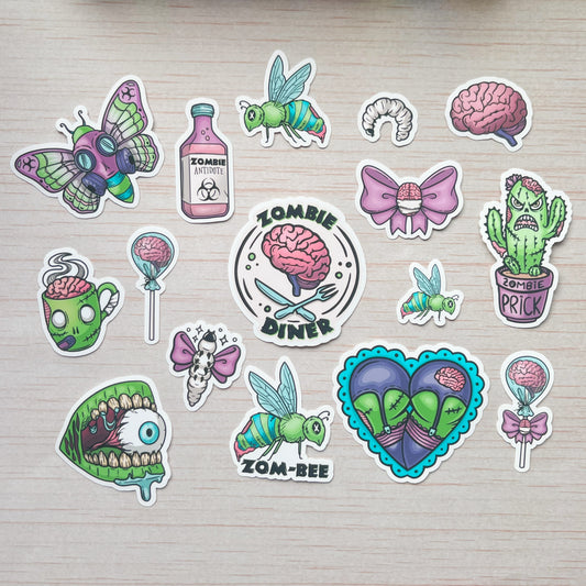 Zombie Apocalypse Sticker Pack