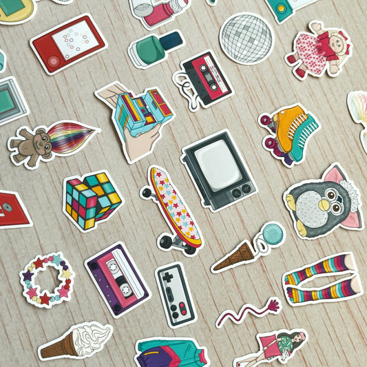 80/90s Nostalgia Sticker Pack