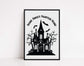 Home Sweet Haunted Home Print: Customisable