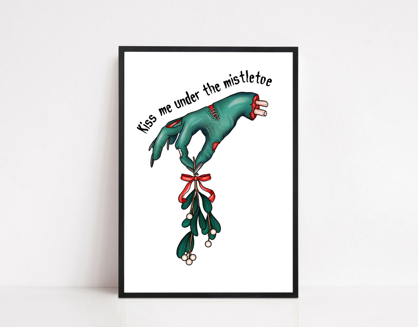 Mistletoe Zombie Print