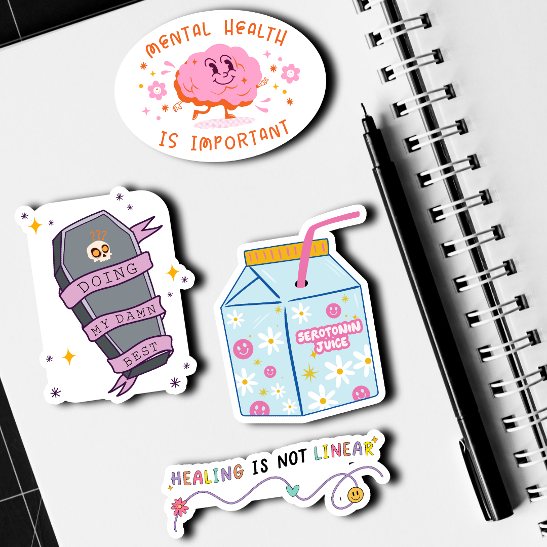 Pastel Health Stickers/ Sticker Pack